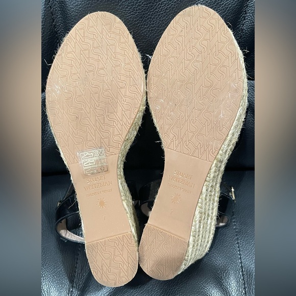 Stuart Weitzman Black Wedges - Picture 4 of 6